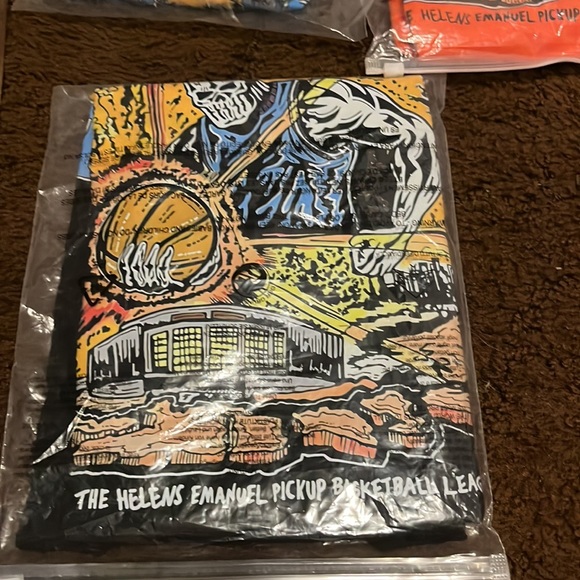 Los Angeles City Of Angels Basketball Team Skull T-Shirt Men XL W Lotas Style - Picture 12 of 16